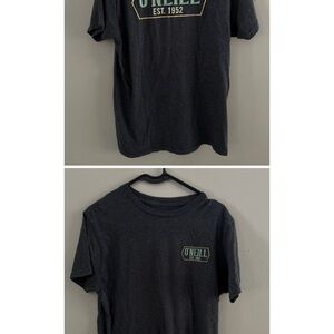 O'Neill Charcoal Tee with Green Logo